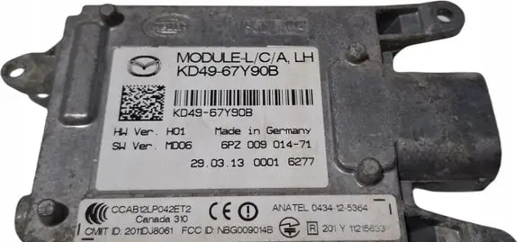 Mazda CX-5 Distronic sensor radar KD49-67Y90B KD4967Y90B