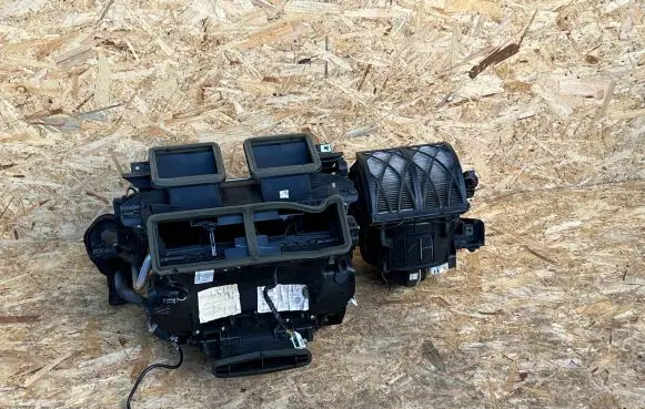 Interior heater climate box assembly