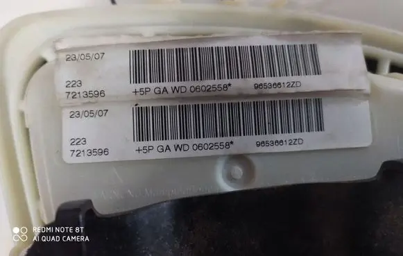 Citroen C4 I Seat airbag 96536612ZD 0602558