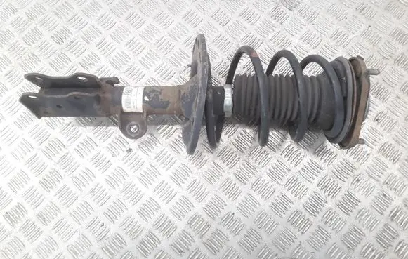 Front shock absorber with coil spring
