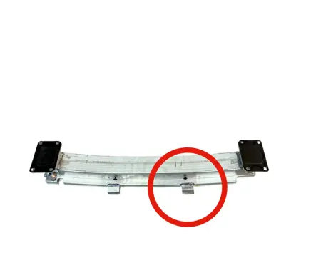 Porsche Taycan 9J1 Front bumper mounting bracket 9J0803184B 04622 03S002