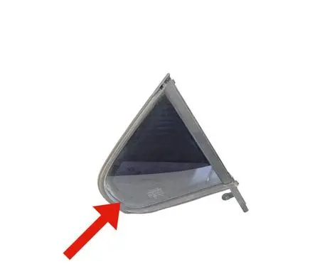 Volvo S60 Rear vent window glass 30674363