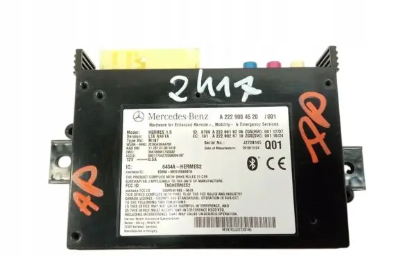 Mercedes-Benz C W205 Other control units/modules A2229004520