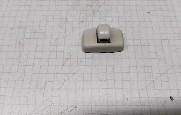 Volkswagen Golf IV Sun visor clip/hook/bracket 3B0857561B