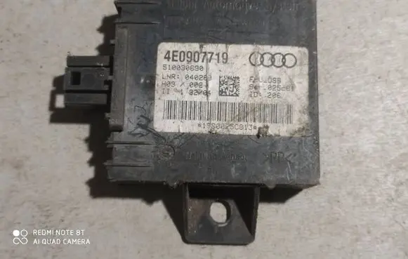 Audi A8 S8 D3 4E Alarm control unit/module 4E0907719