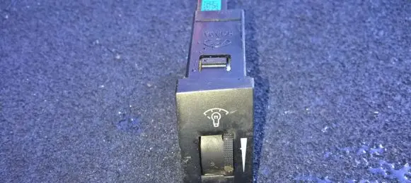 Panel lighting control switch