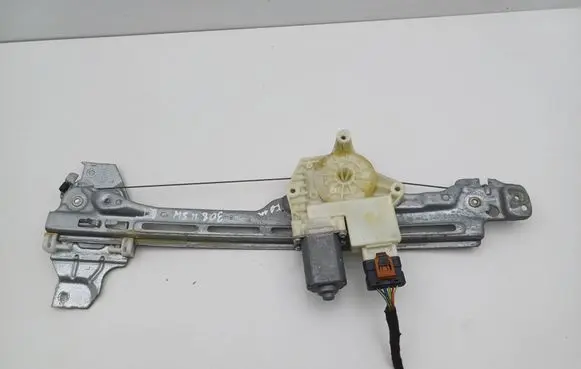 Peugeot 308 SW Rear door window regulator with motor 9678310280