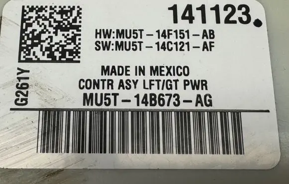 Ford F150 Tailgate/trunk control unit/module MU5T14B673AG MU5T14F151AB MU5T14C121AF