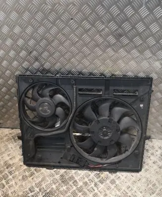 Porsche Cayenne (9PA) Air conditioning (A/C) fan (condenser) 7L0121203G 0130706809