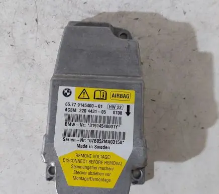 BMW 5 E60 E61 Airbag control unit/module 6577914540001