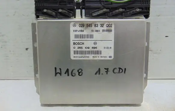 Mercedes-Benz A W168 ESP (stability system) control unit 0295458332