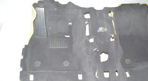 BMW 5 GT F07 Front floor carpet liner 51477220411 7220411