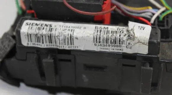 Peugeot 307 Fuse box set 9643498980 S118470002D