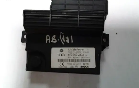 Audi A6 S6 C6 4F Power management control unit 4E0907280A 4E0910280A