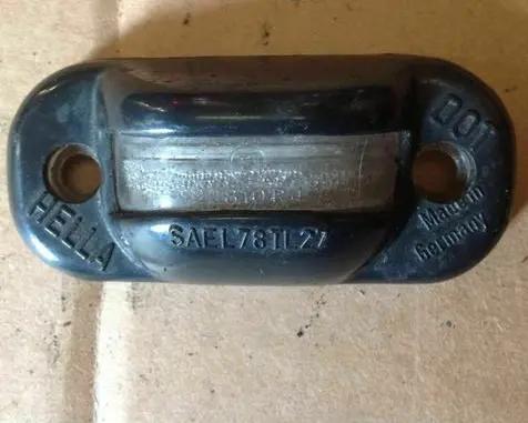 Volkswagen Golf I Number plate light 171943021A 461943021A