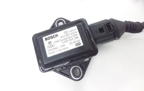 Volkswagen PASSAT B5.5 ESP acceleration yaw rate sensor 8E0907637A 0265005245