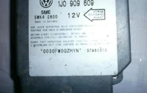 Volkswagen Golf IV Airbag control unit/module 1J0909609 5WK42800