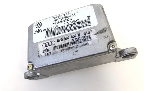 Audi A2 ESP acceleration yaw rate sensor 7E0907655A 8Z0907637B