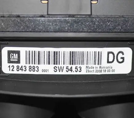 Opel Insignia A Speedometer (instrument cluster) 12843883