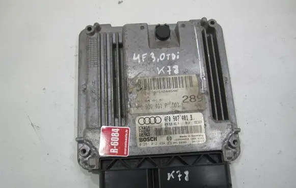 Audi A6 S6 C6 4F Engine control unit/module 4F0907401B 4F0910401P