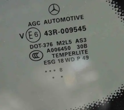 Mercedes-Benz GL X166 Rear side window