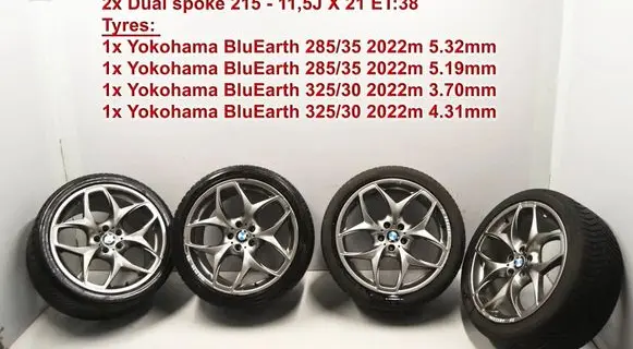 BMW X6 E71 R21 alloy rim 6772252 6772253 36116772252