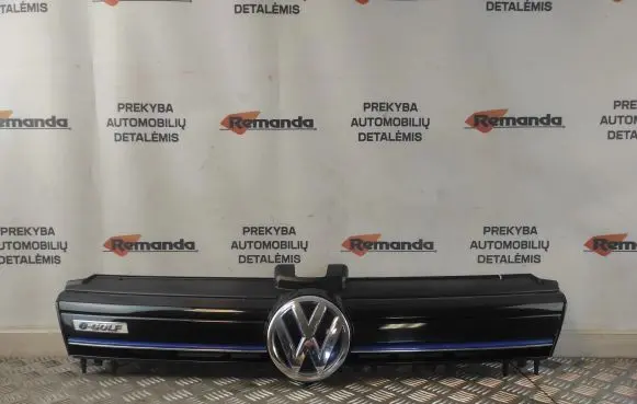 Volkswagen e-Golf Front bumper upper radiator grill 5GE853651