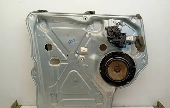 Volkswagen Multivan T5 Front window lifting mechanism without motor 7E1837729K