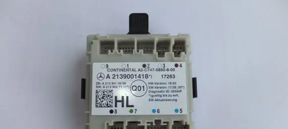 Mercedes-Benz E W213 Door control unit/module A2139001418