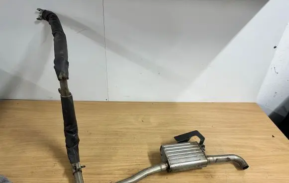 Volkswagen Touareg II Webasto auxiliary heater silencer 7P0815611A 7P0819084A