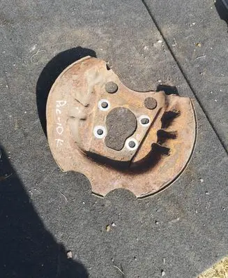 Citroen C4 I Picasso Rear brake disc plate dust cover 