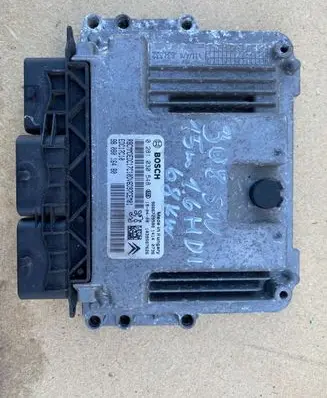 Peugeot 308 Engine control unit/module 9666729580 0281030548