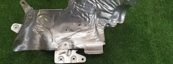 Heat shield in engine bay