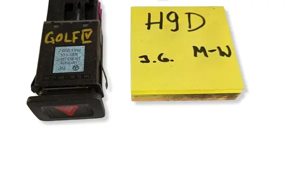 Volkswagen Golf IV Hazard light switch 1J0953235C