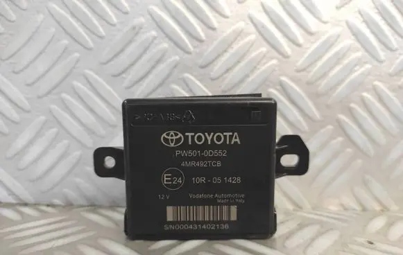 Toyota Yaris Parking PDC control unit/module PW501-0D552 4MR492TCB 10R051428