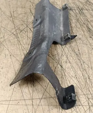 Heat shield in engine bay