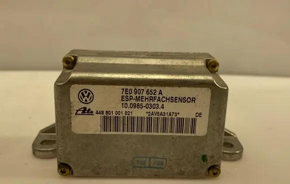 Volkswagen Touareg I ESP acceleration yaw rate sensor 7E0907652A