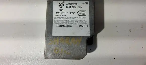 Volkswagen Sharan Airbag control unit/module 6Q0909605 5WK42866