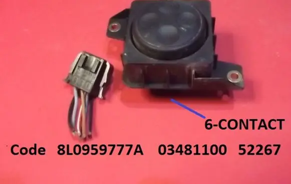 Audi A6 S6 C5 4B Seat control switch 8L0959777A 03481100