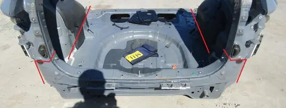 Hyundai Tucson IV NX4 Trunk bottom trim panel