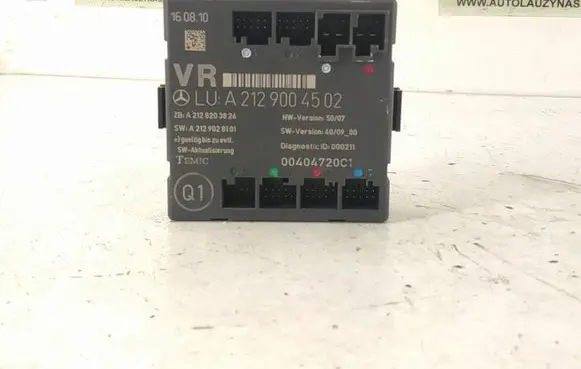 Mercedes-Benz C W204 Door control unit/module A2129004502 2129004502