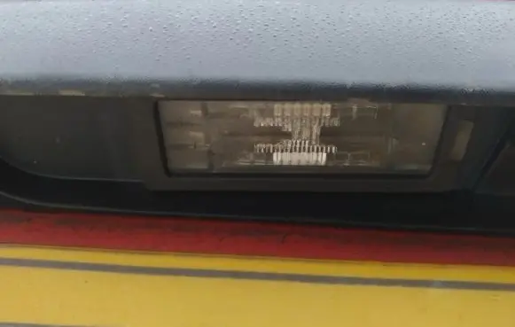 Renault Modus Number plate light