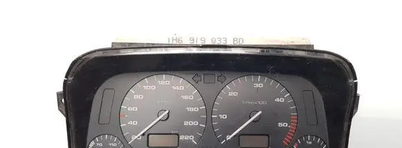 Volkswagen Golf III Speedometer (instrument cluster) 1H6919033BD