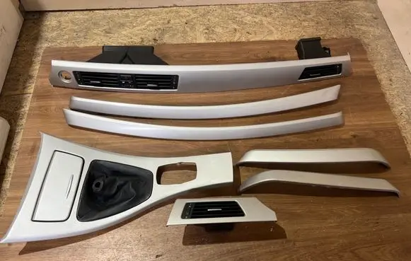 BMW 3 E90 E91 Interior decorative trim set 7132845 7121474 7121473