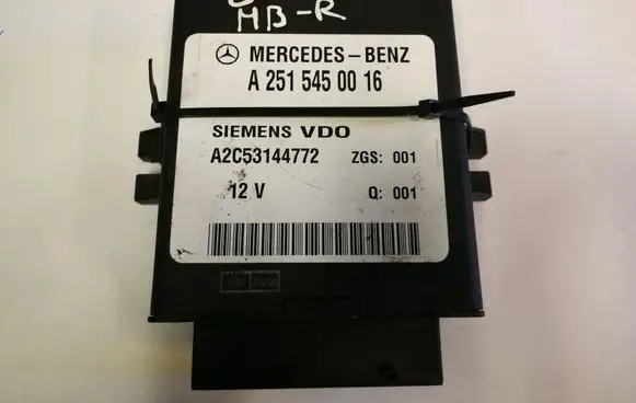 Mercedes-Benz E W211 Air suspension control unit module (rear) 2515450016