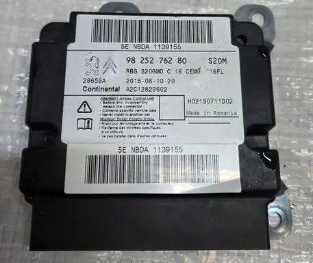 Opel Crossland X Airbag control unit/module 9825276280