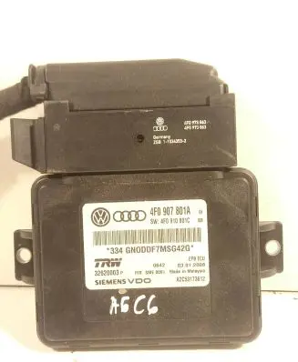 Audi A6 S6 C6 4F Hand brake control module 4F0907801A 4F0910801C 32620003