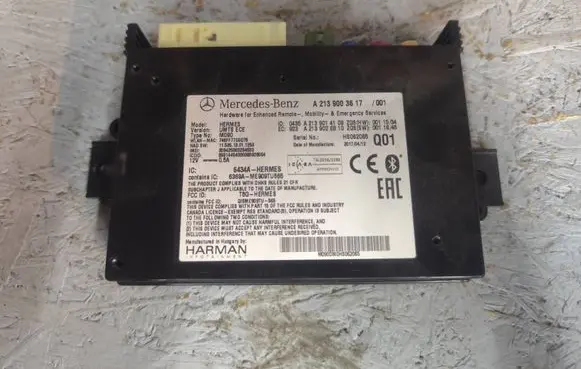 Mercedes-Benz E W213 Bluetooth control unit module A2139003617 A2139014109 A2139026810