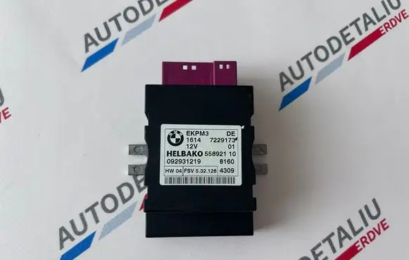 BMW X5 E70 Fuel injection pump control unit/module 7229173 EKPM3 16147229173