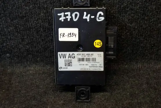 Audi A6 S6 C7 4G Gateway control module 4G0907468AE 4G0907468AC